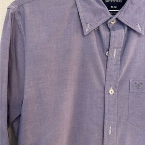 American Eagle Outfitters Men's Purple Shirt